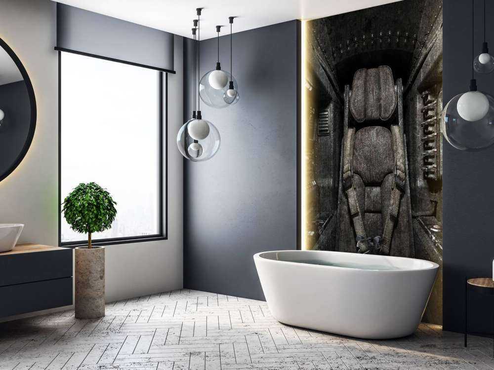 Chaise dans un vaisseau spatial