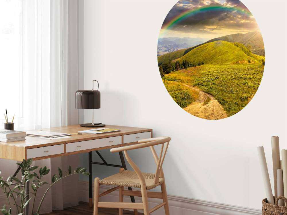 Montagnes au coucher du soleil