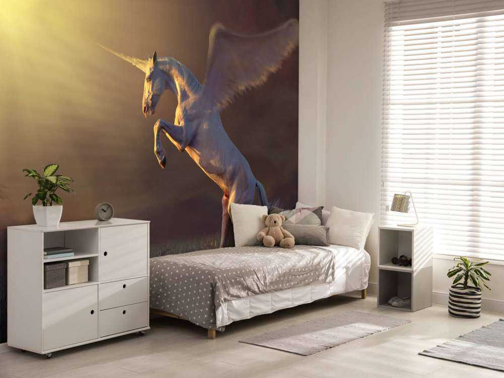 Licorne avec des ailes