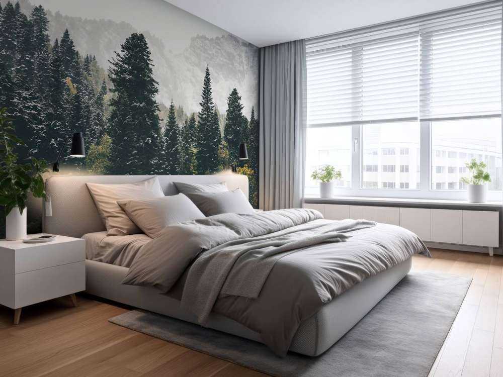 Forêt de conifères