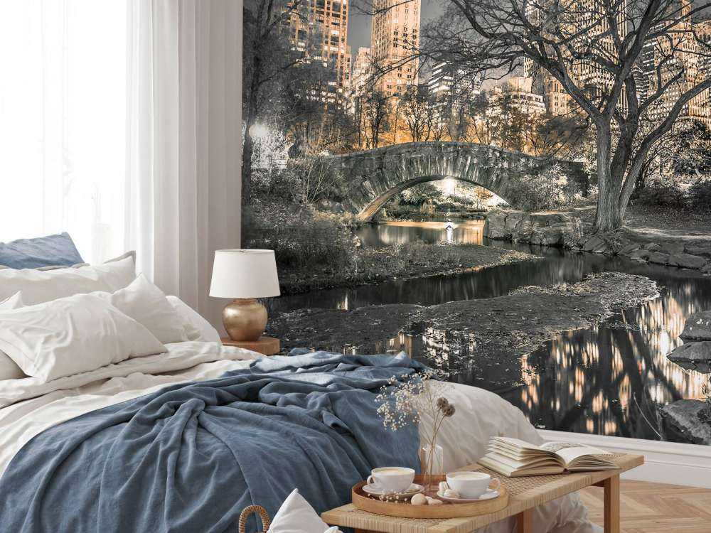 Central park en soirée