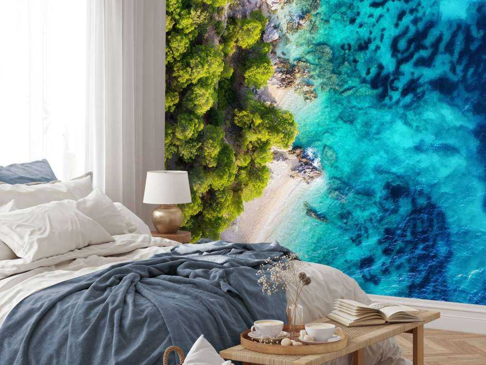 La côte vue du ciel