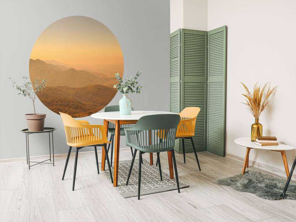 Montagne, colline et forêt