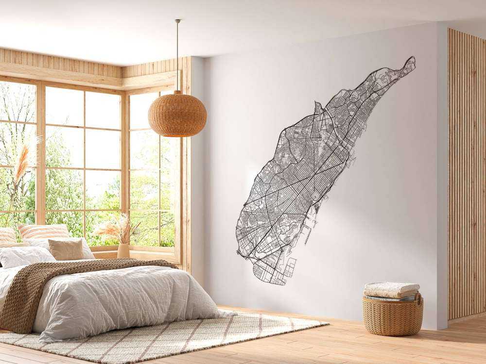 Plan de Barcelone, blanc