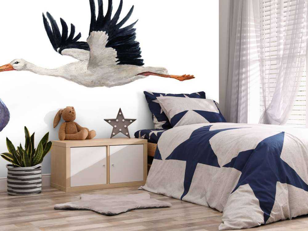 Cigogne volante