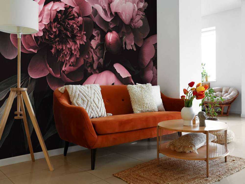 pivoines opulentes fleurs romantiques rose pastel