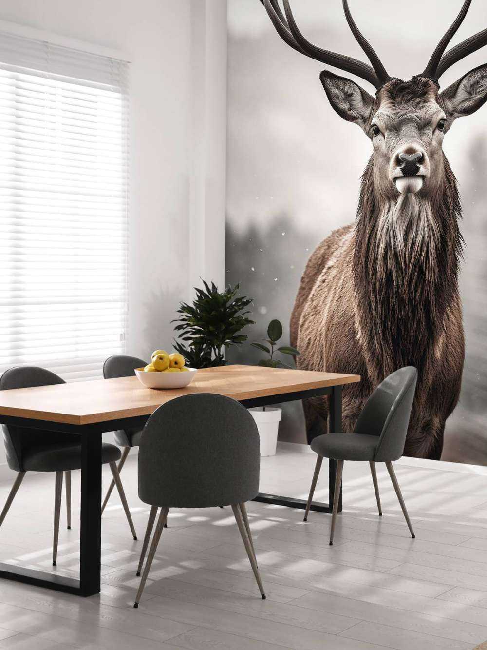 Le roi de l'hiver Le regard du cerf