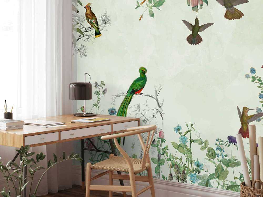 Fields Flower and Birds 24