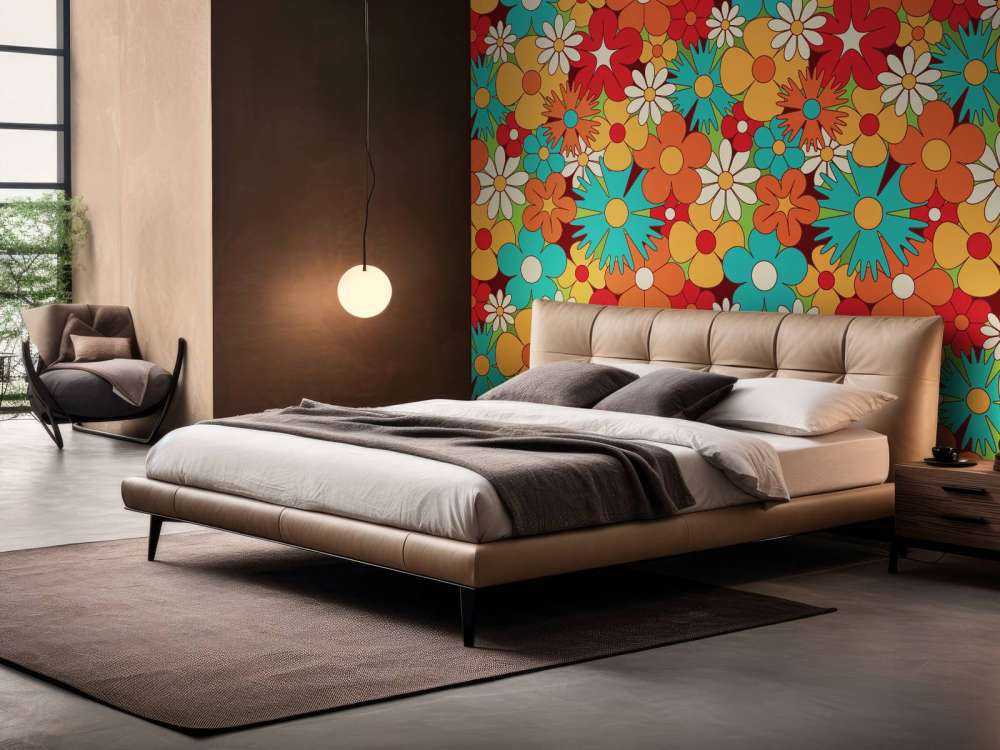 Fleurs dans le style vintage