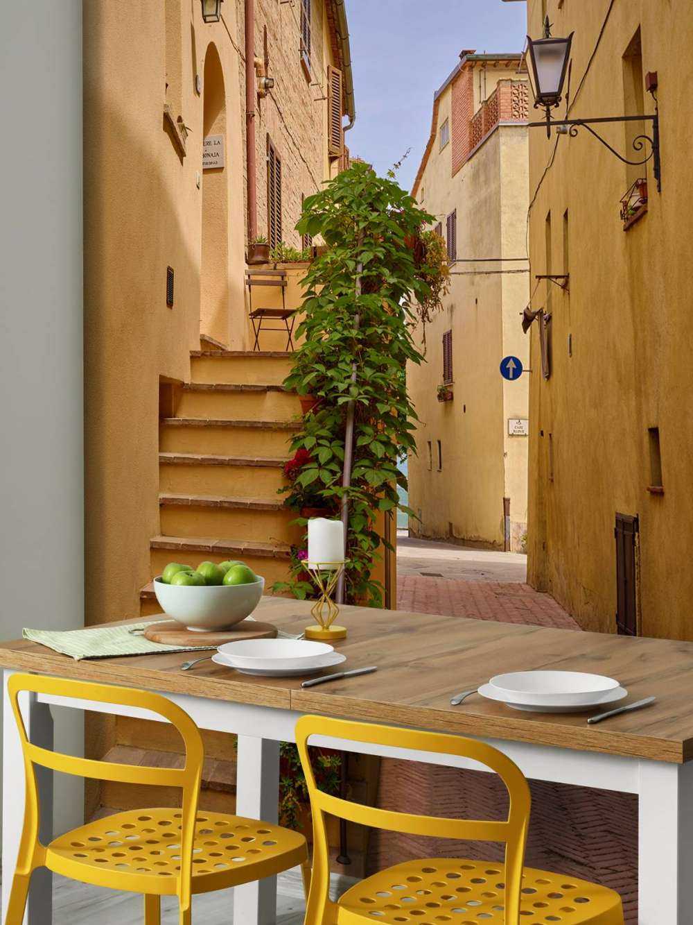 Escalier dans une rue italienne