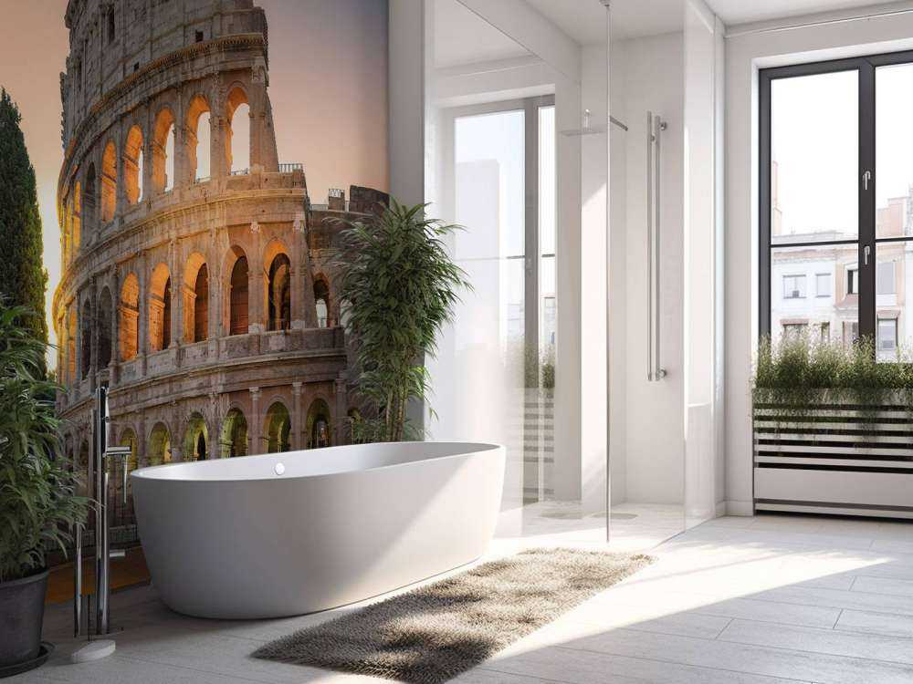 Colisée au lever du soleil