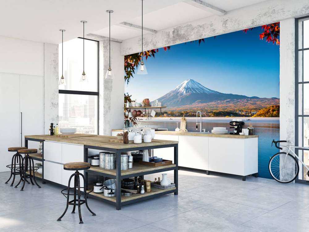 Le Mont Fuji dans l'après-midi