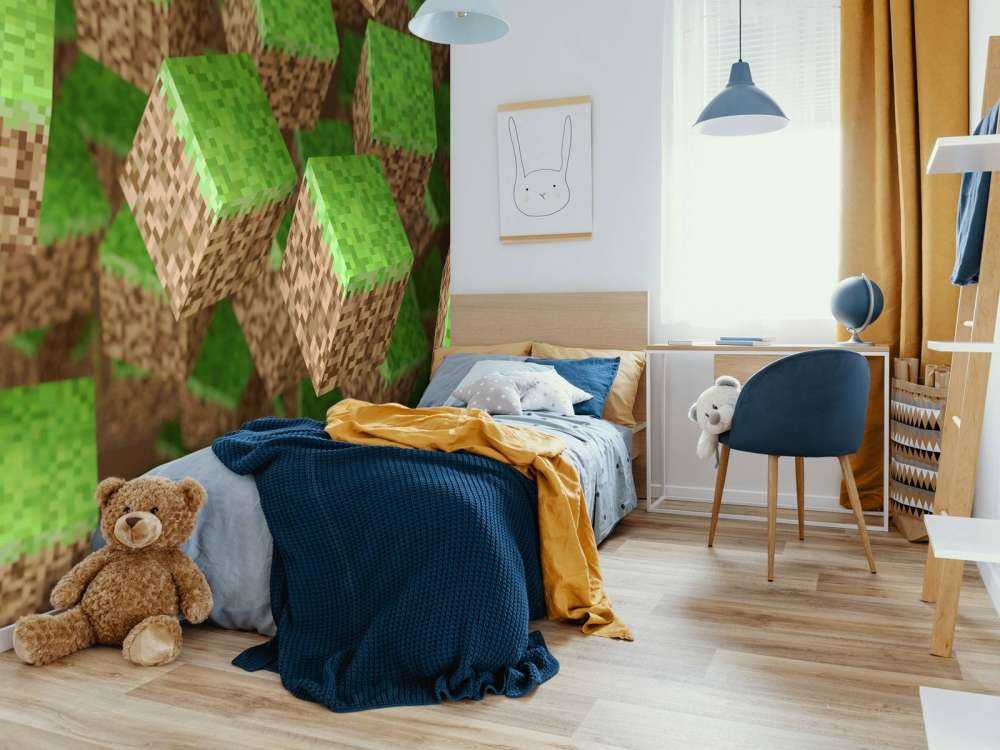 Blocs d'herbe 3D Minecraft