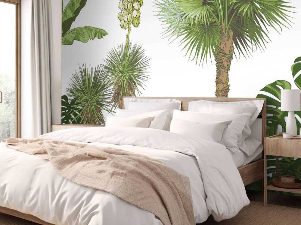 Plantes tropicales vertes