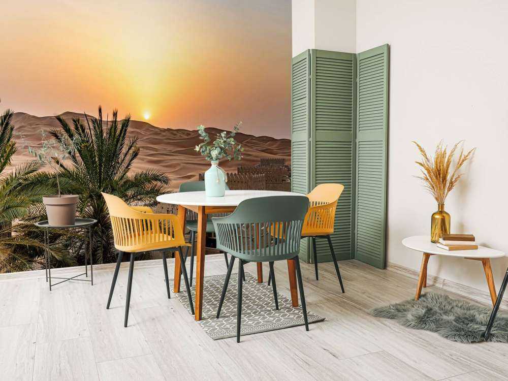 Abu Dhabi au coucher du soleil