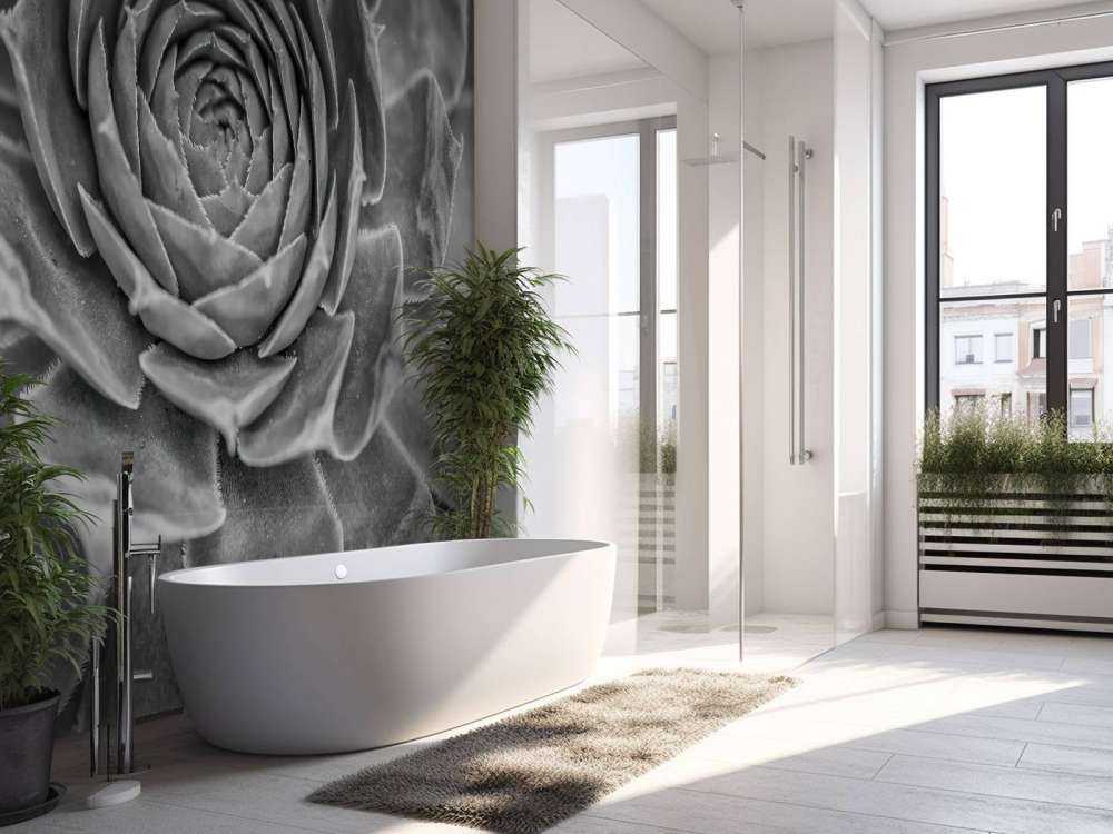 Gros plan sur une succulente