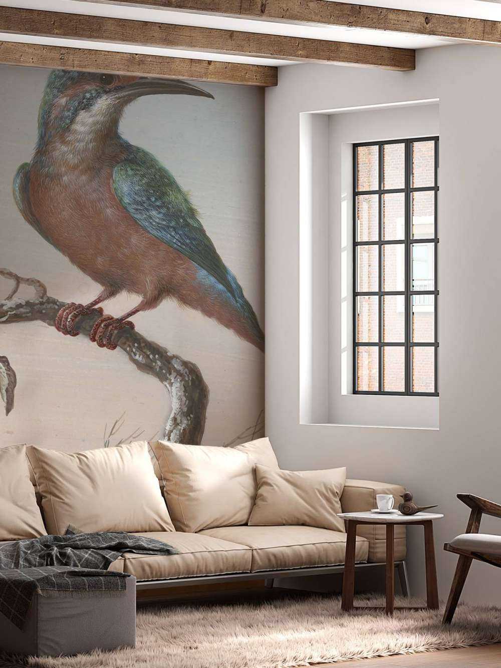 Martin-pêcheur peinture