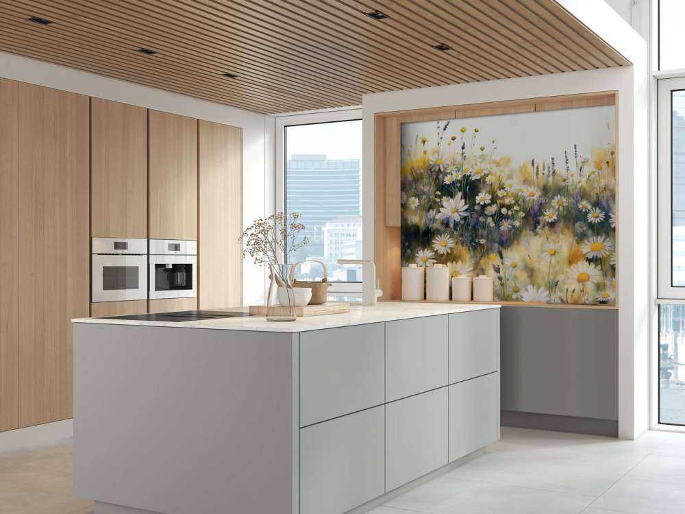 Prairie de Marguerites Silencieuses Jaunes