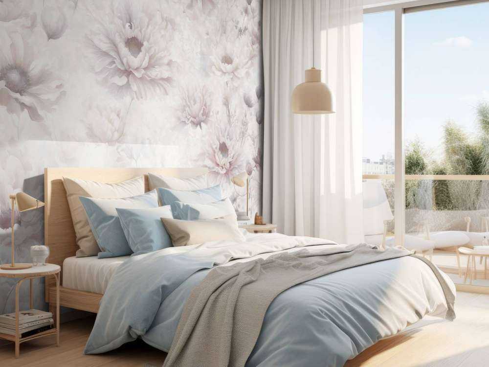 Mur romantique orange