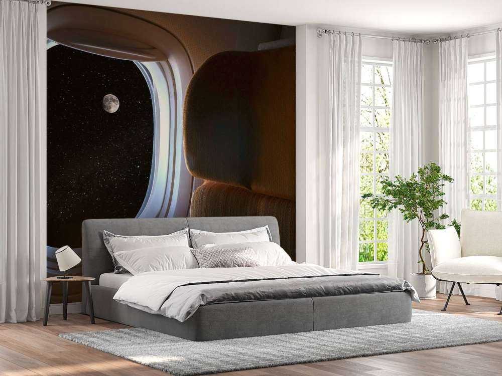 Vol de nuit sous le ciel étoilé