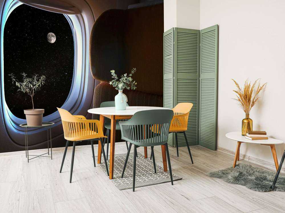 Vol de nuit sous le ciel étoilé