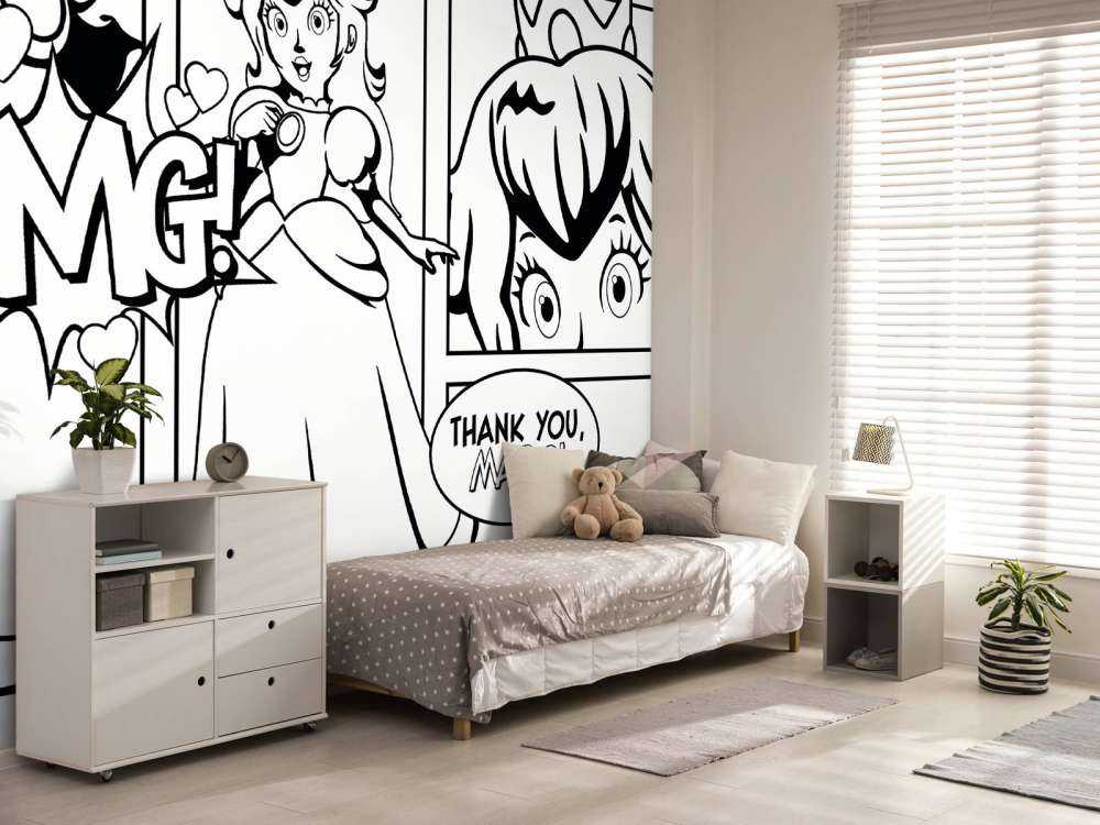 Moment de princesse en bande dessinée