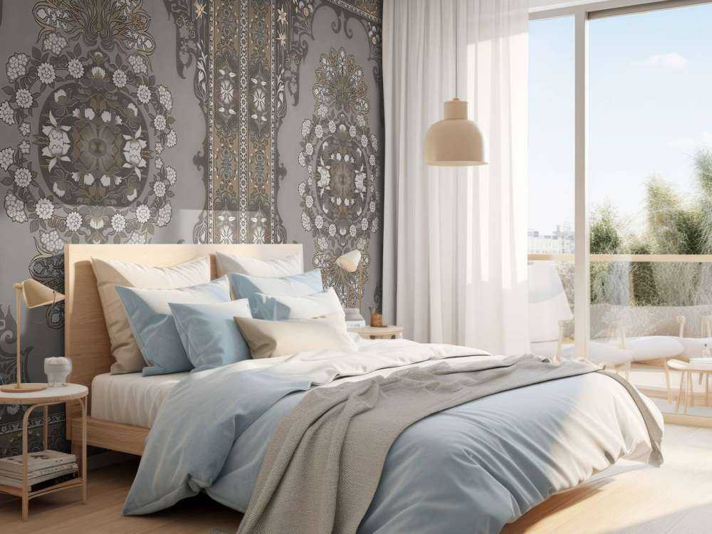 Ornements classiques en taupe foncé