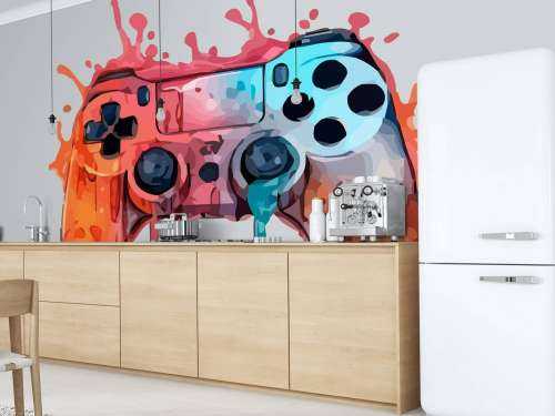 Aquarelle Gamer Éclaboussure