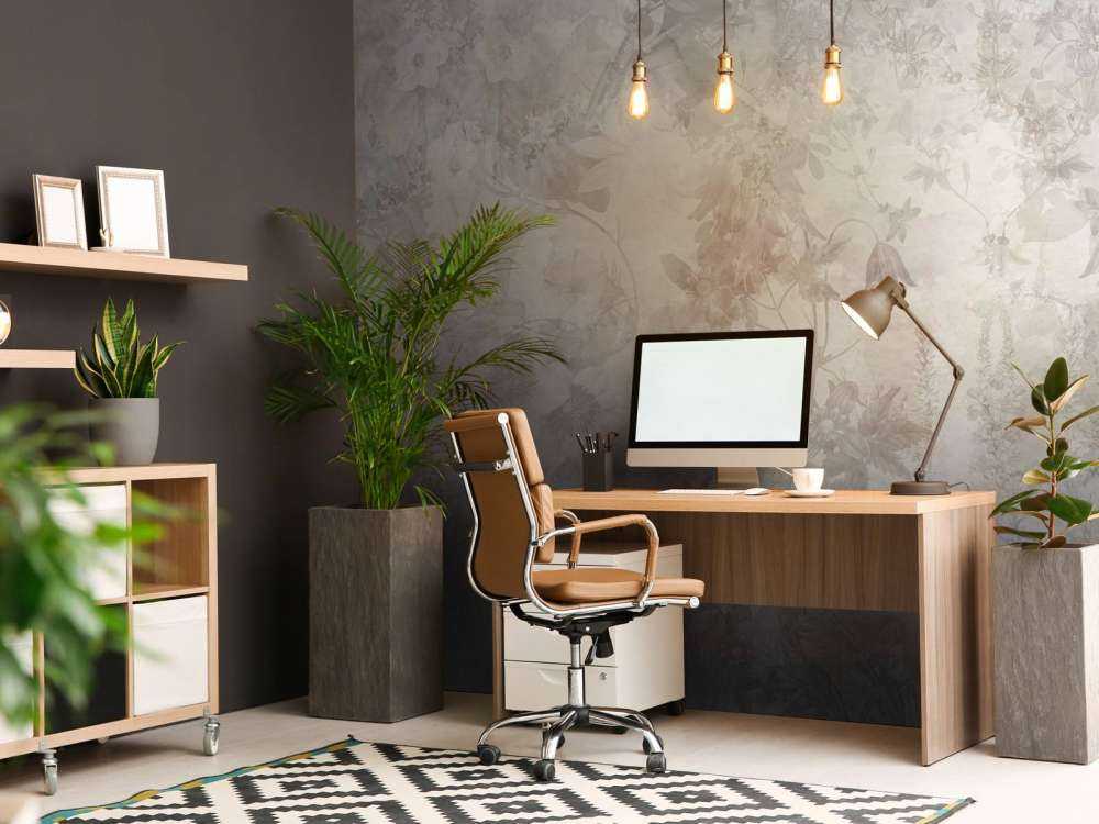 Jardin aquarelle taupe