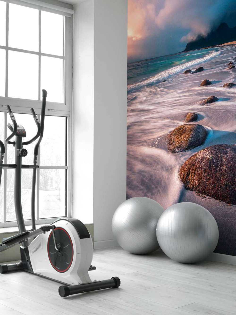 Lueur du soir sur la côte nord.