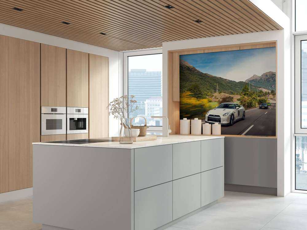 Nissan GT-R en pleine vitesse