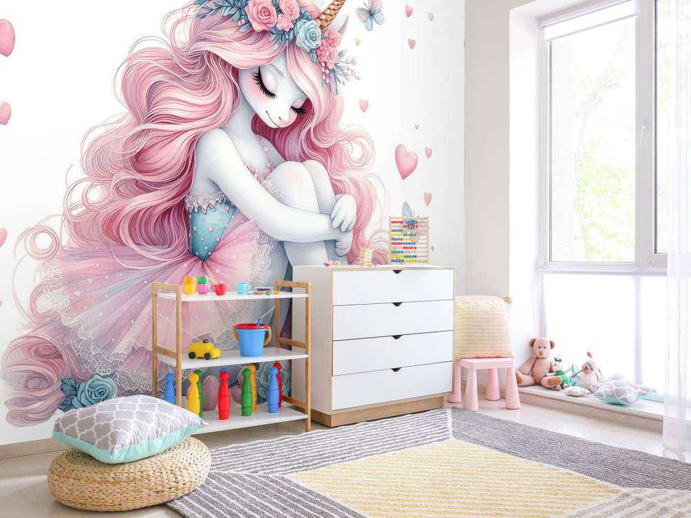 Licorne ballerine rêveuse