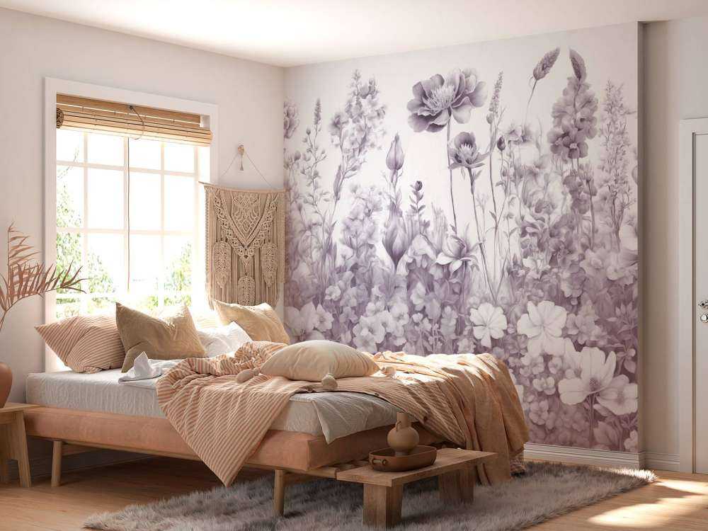 Fleurs de mon âme sans couture - lavande