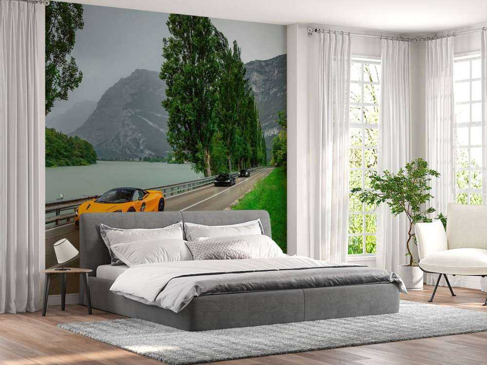 Rit à travers les Alpes le long du lac