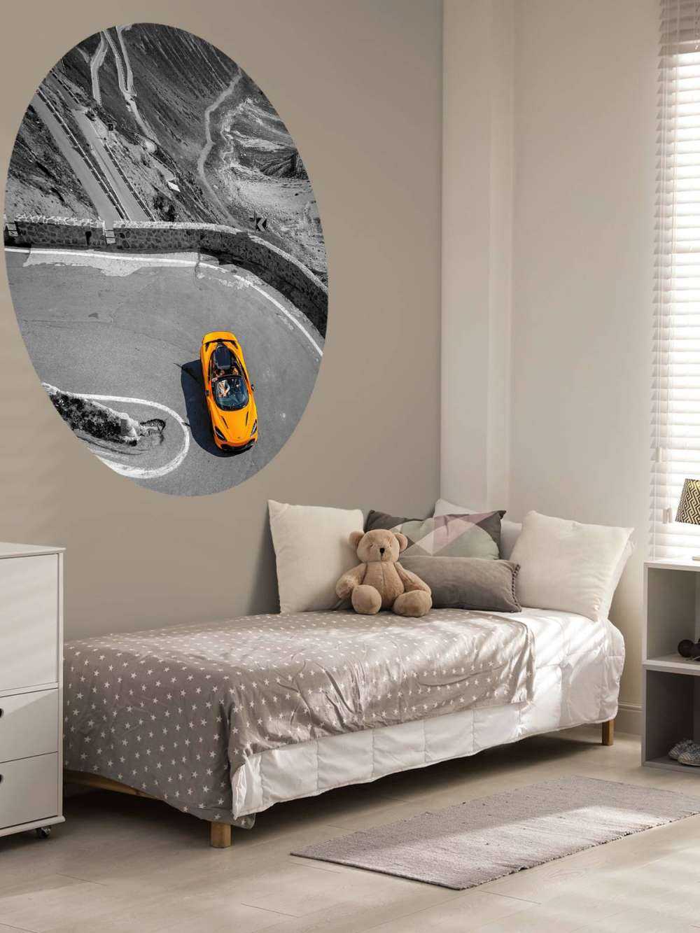 McLaren sur le Stelviopas - couleur spot