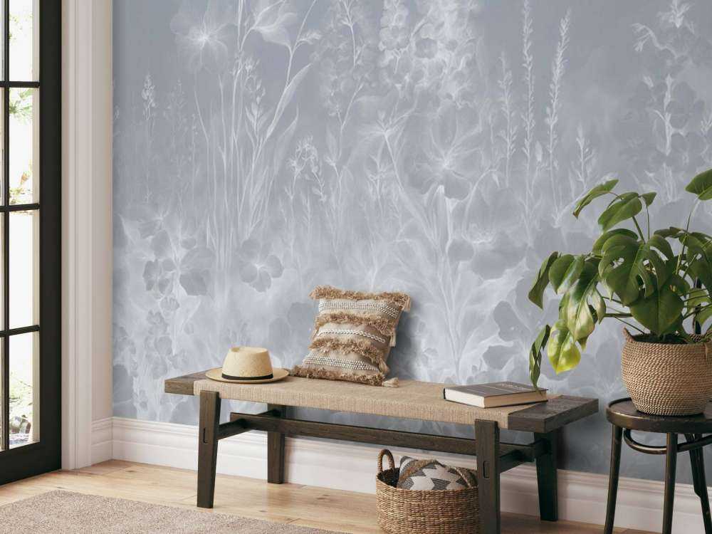 Jardin anglais tendre - gris