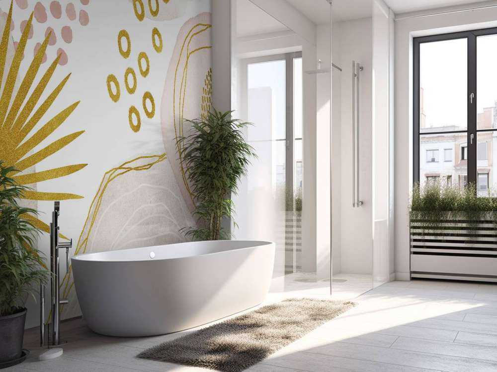 Vibes tropicales bohème glamour doré
