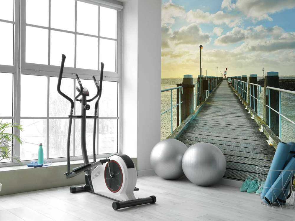 Échafaudages sur la côte