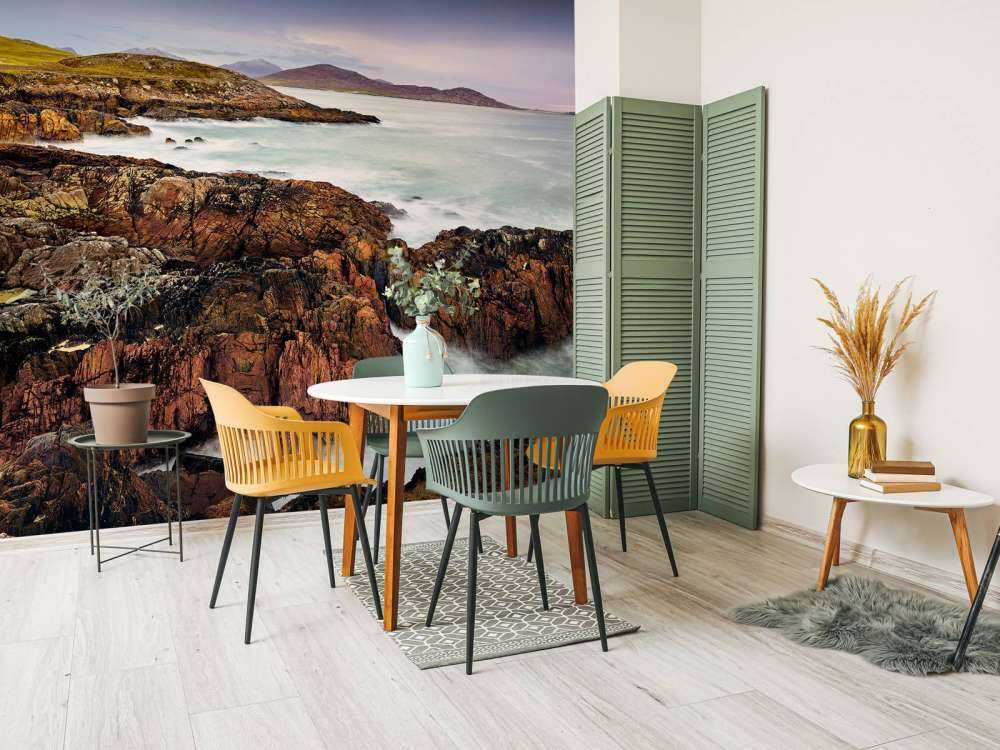 Rivage avec des rochers