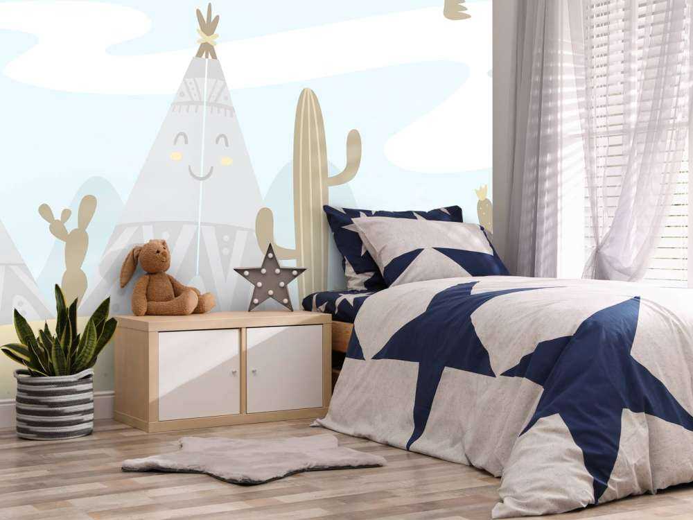 Tipis dans le désert