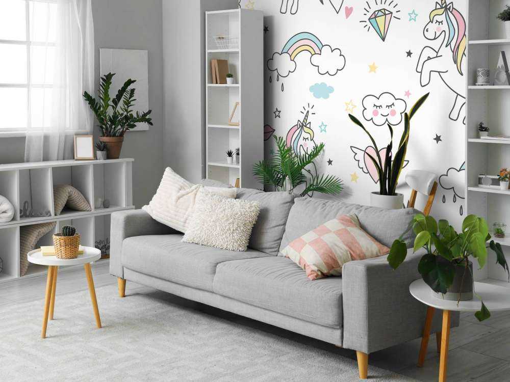 Licornes avec des cœurs