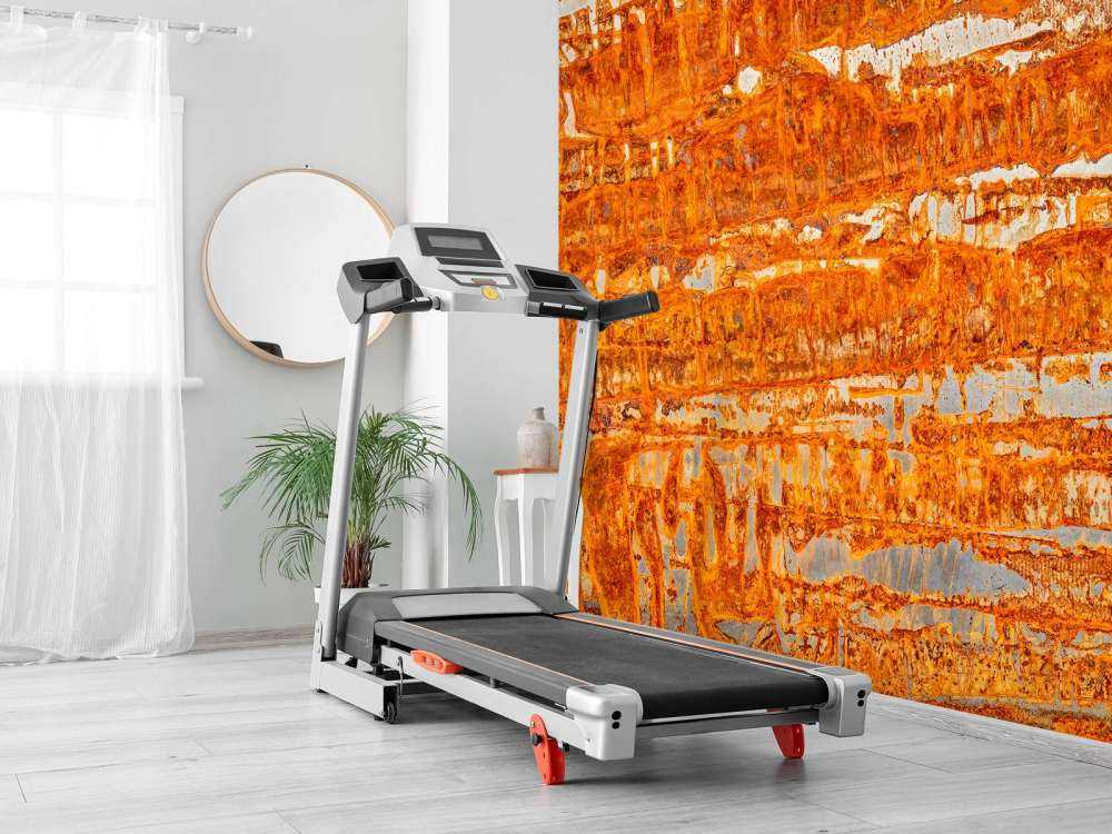 Plaque en métal rouillée