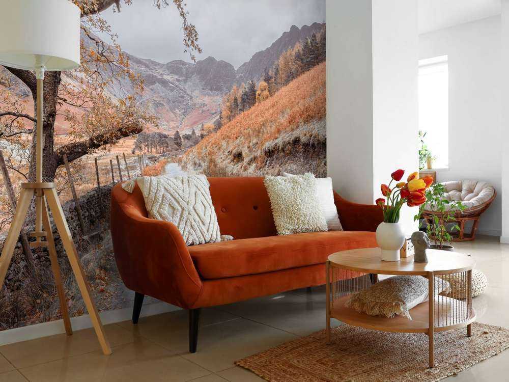 Chemin entre les montagnes