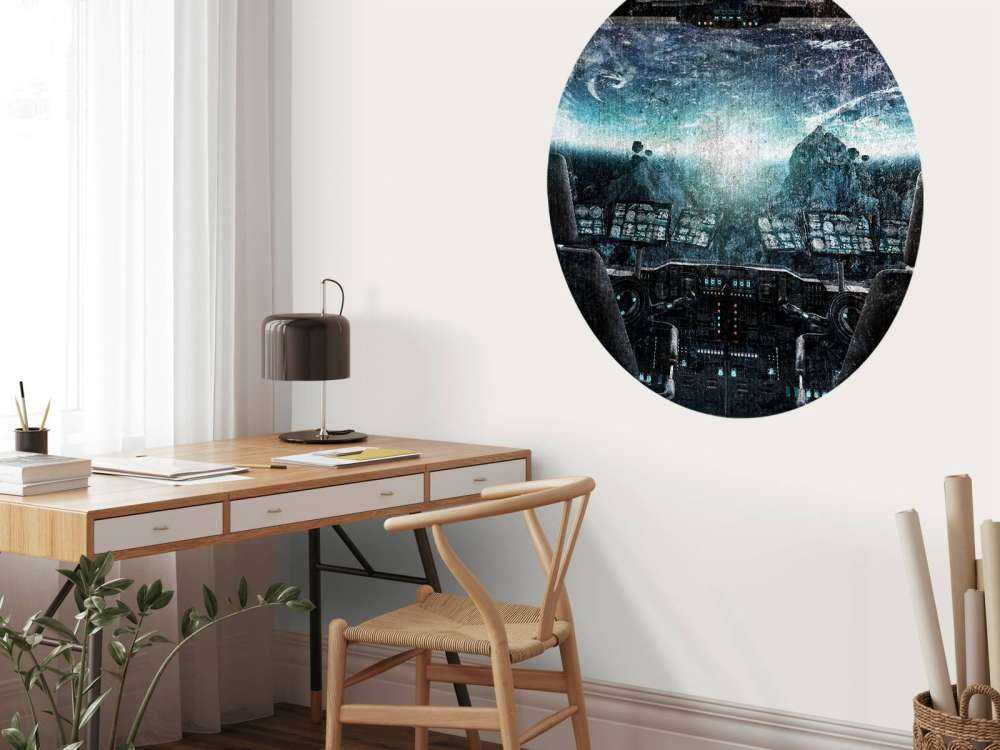 Cockpit d'un vaisseau spatial