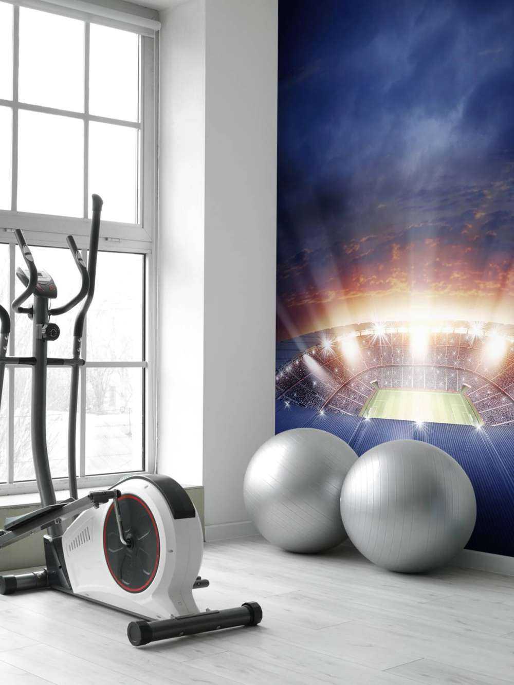 Le stade vu d'en haut