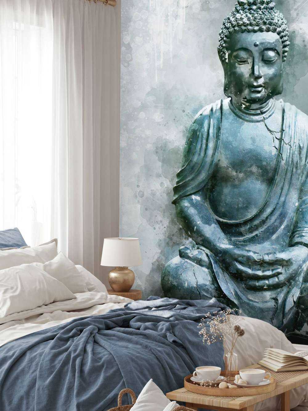 Aquarelle de Bouddha