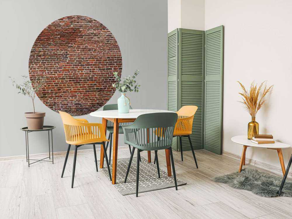 Mur extérieur restauré