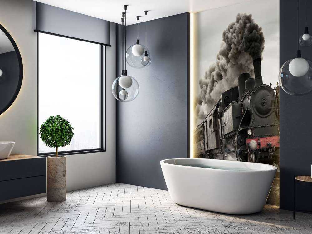 Vieux train à vapeur