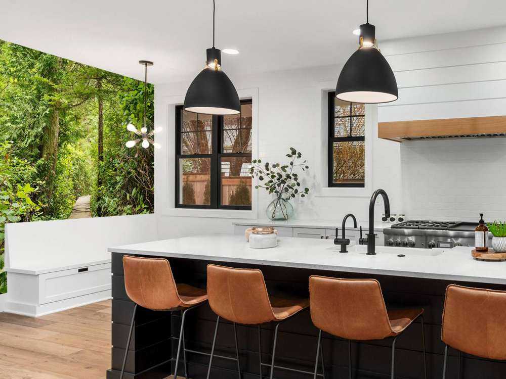 À travers la forêt verte