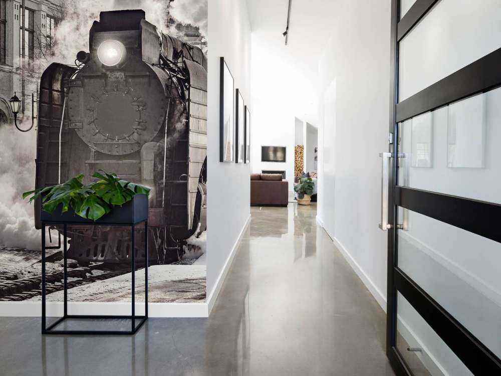 Train de courant d'évaporation